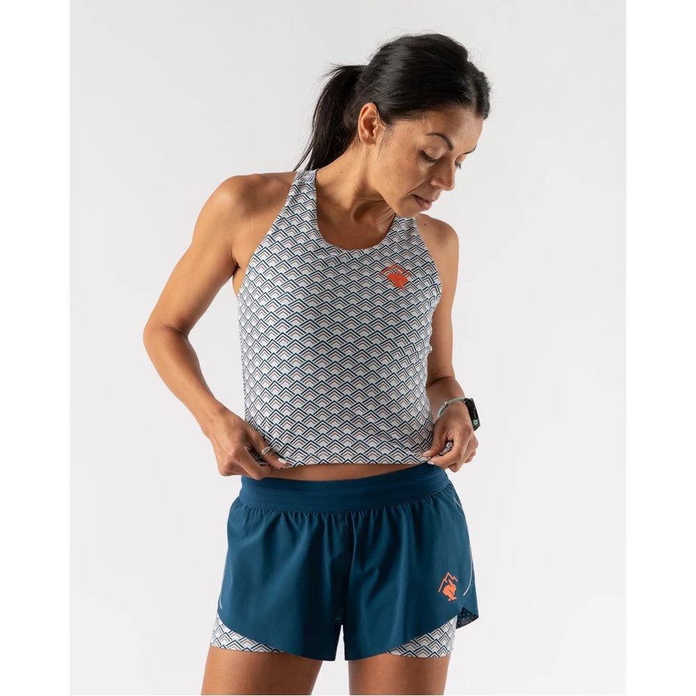 rabbit Women's Crusher Crop Top blue